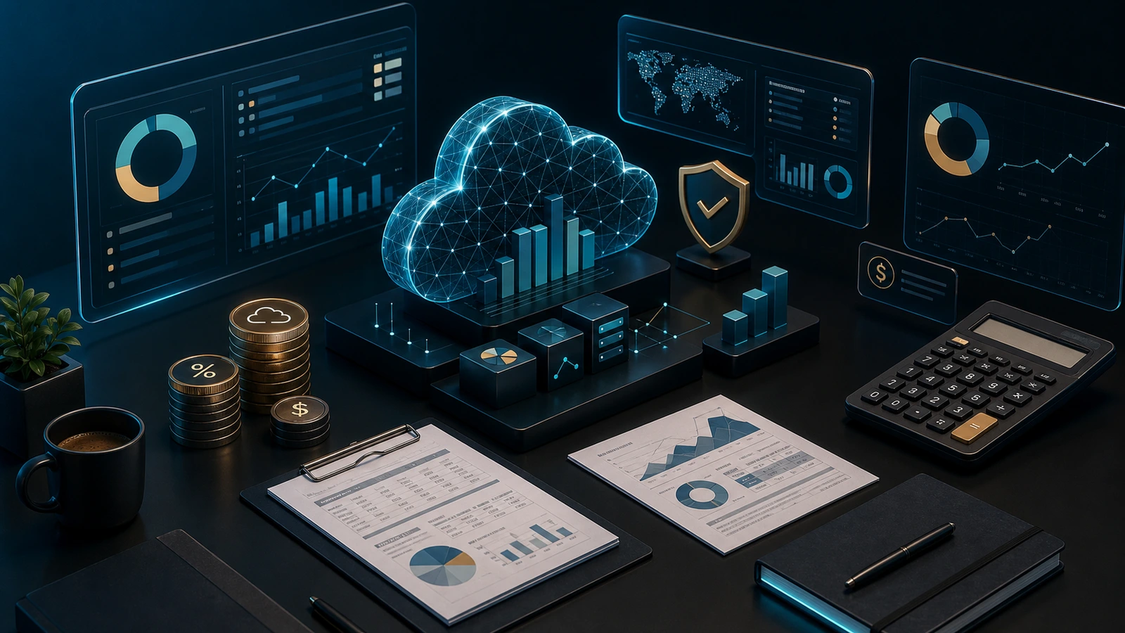 Imagem editorial sobre saas para o artigo Tributação de SaaS e Negócios Digitais: Incide ISS ou ICMS?